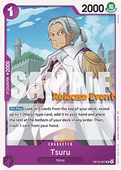 Tsuru (OP16-067) Release Event Cards