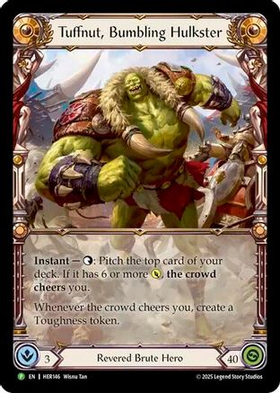 Tuffnut, Bumbling Hulkster (HER146) Rainbow Foil - Flesh and Blood: Promo Cards