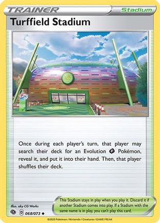 Turffield Stadium (68) Reverse Holofoil - Champions Path