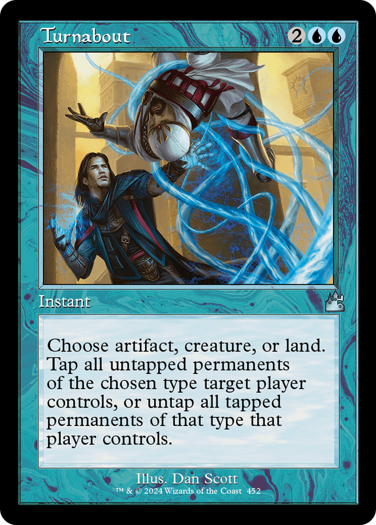 Turnabout (Retro) (452) Foil - Ravnica Remastered