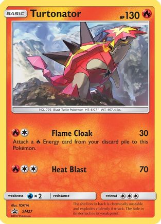 Turtonator (SM27) Holofoil - Black Star Promos