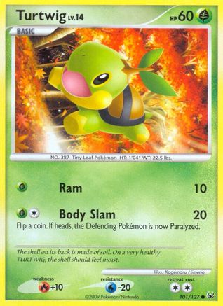 Turtwig (101) Reverse Holofoil - Platinum