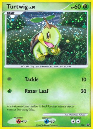 Turtwig (DP01) Holofoil - Black Star Promos