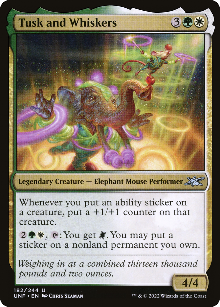 Tusk and Whiskers (182) - Unfinity Foil