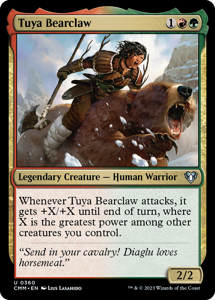 Tuya Bearclaw (360) Foil - Commander Masters
