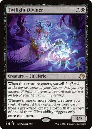 Twilight Diviner (Promo Pack) (122) Foil - Lorwyn Eclipsed