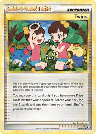 Twins (89) Reverse Holofoil - Triumphant