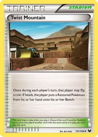 Twist Mountain (101) Reverse Holofoil - Dark Explorers
