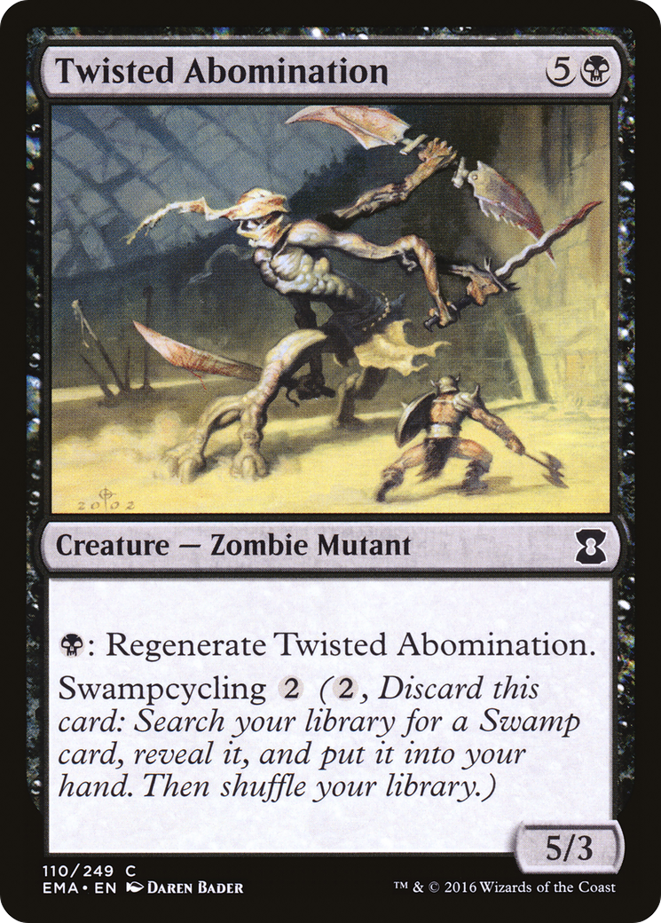 Twisted Abomination (110) Foil - Eternal Masters