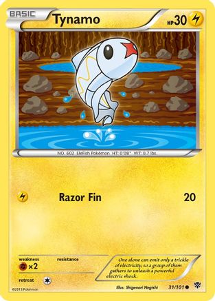 Tynamo (31) Reverse Holofoil - Plasma Blast