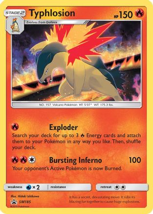 Typhlosion (SM185) Holofoil - Black Star Promos