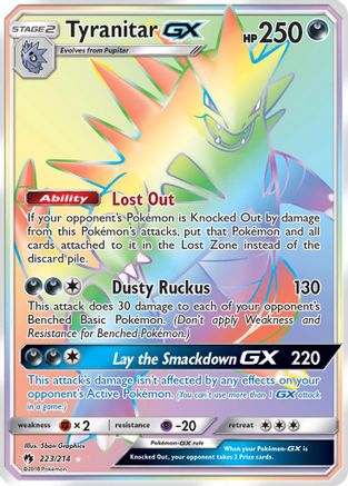 Tyranitar GX (223) Holofoil - Lost Thunder