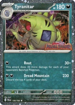 Tyranitar (Stamped) (135) Holofoil - Miscellaneous Cards & Products