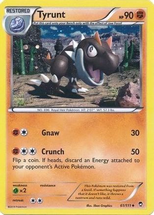 Tyrunt (Cosmos Holo) (61) Holofoil - Miscellaneous Cards & Products