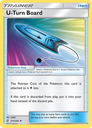 U-Turn Board (211) Reverse Holofoil - Unified Minds