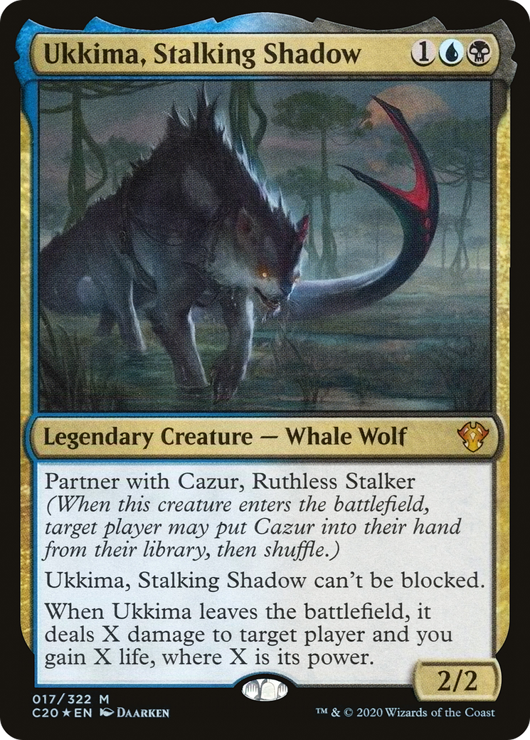 Ukkima, Stalking Shadow (017) - Commander 2020
