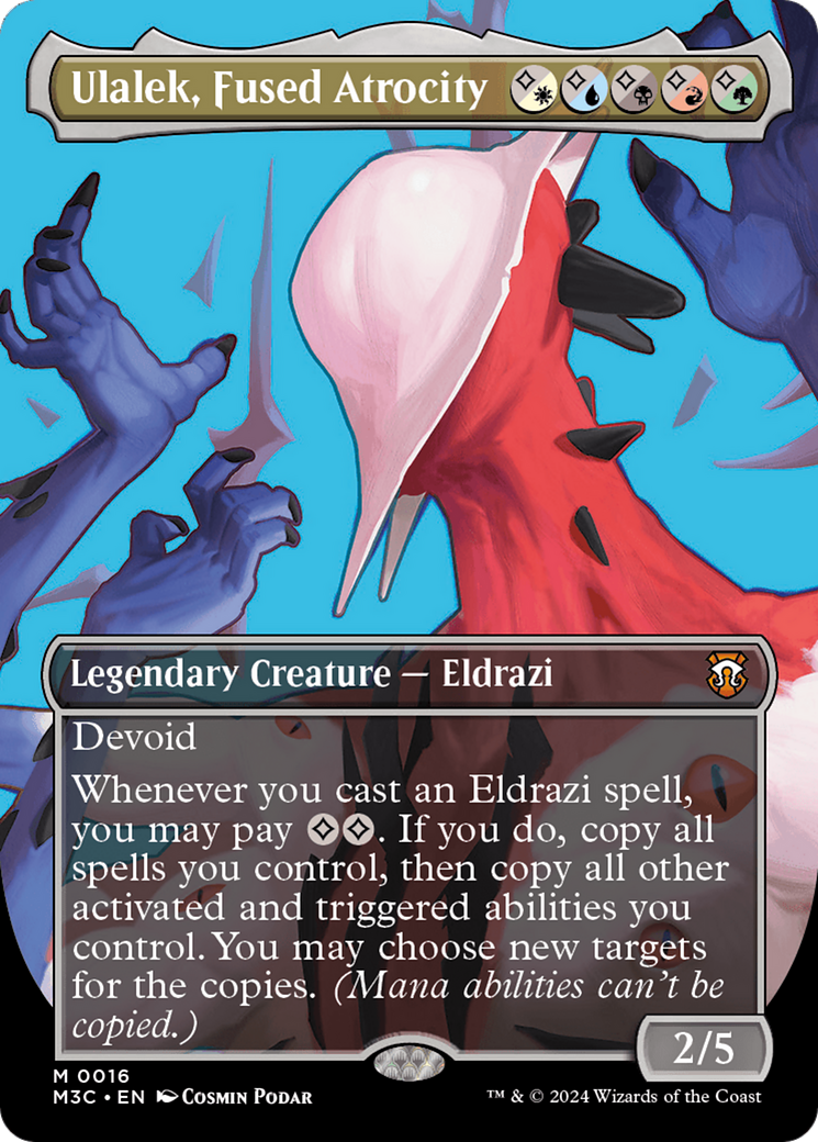 Ulalek, Fused Atrocity (Borderless) (016) - Commander: Modern Horizons 3