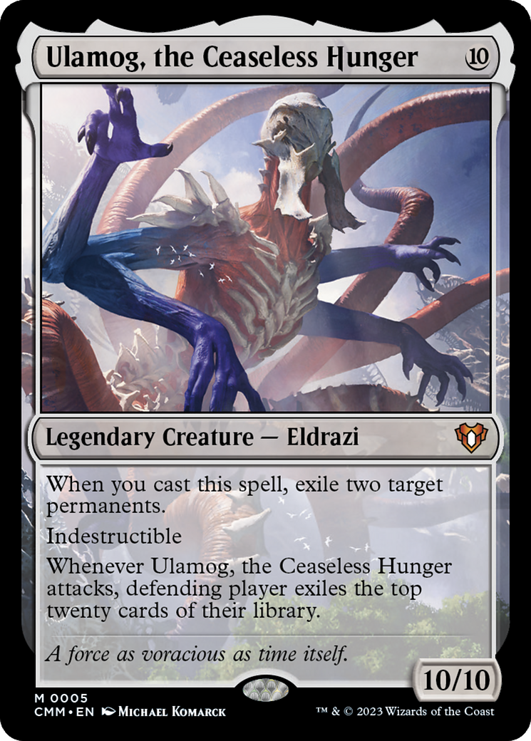 Ulamog, the Ceaseless Hunger (005) Foil - Commander Masters