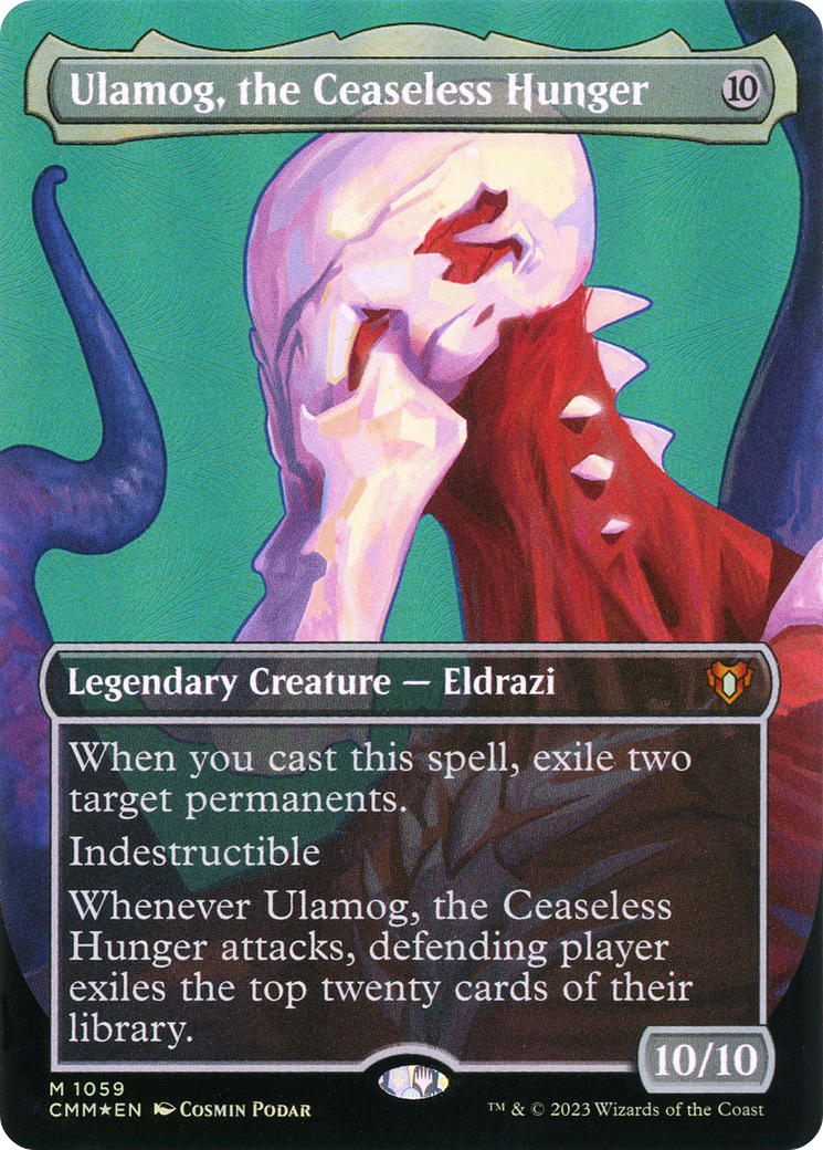 Ulamog, the Ceaseless Hunger (Textured) (1059) Foil - Commander Masters