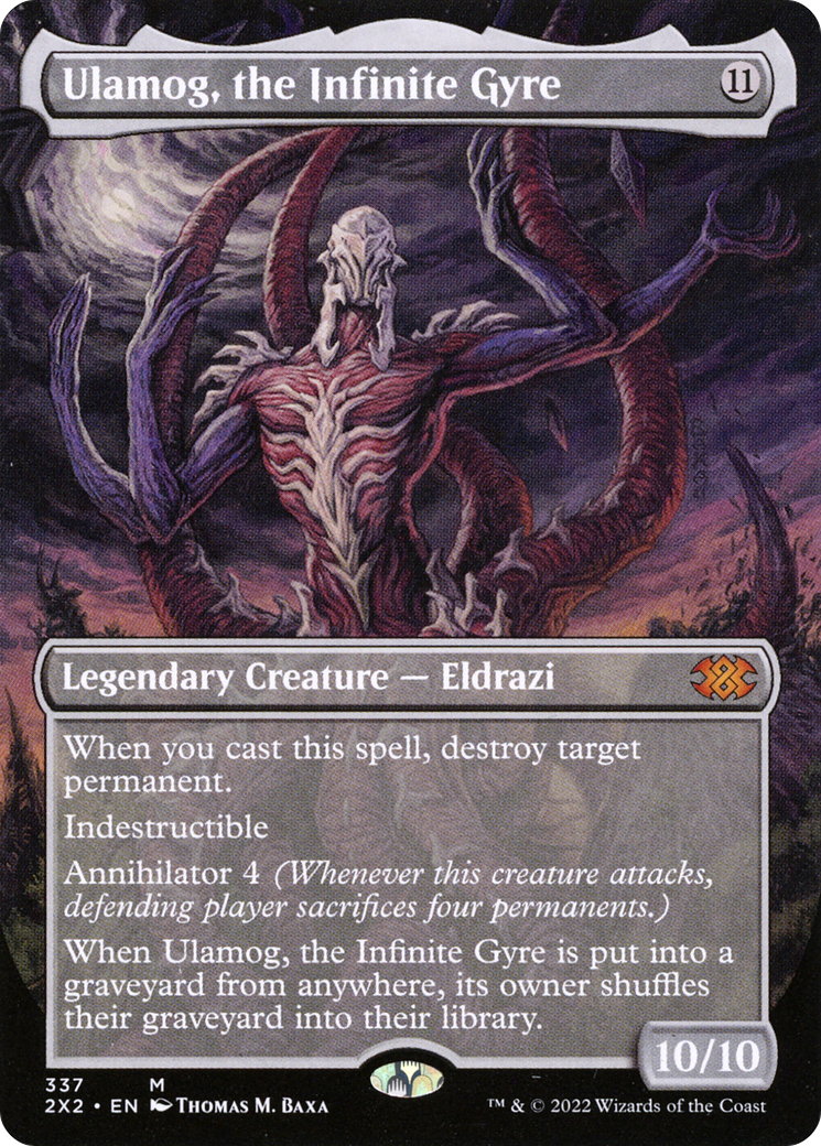 Ulamog, the Infinite Gyre (Borderless) (337) Foil - Double Masters 2022