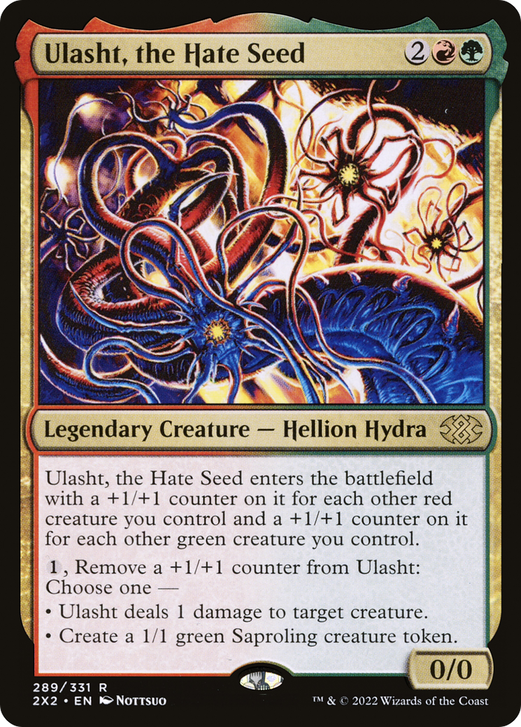 Ulasht, the Hate Seed (289) Foil - Double Masters 2022