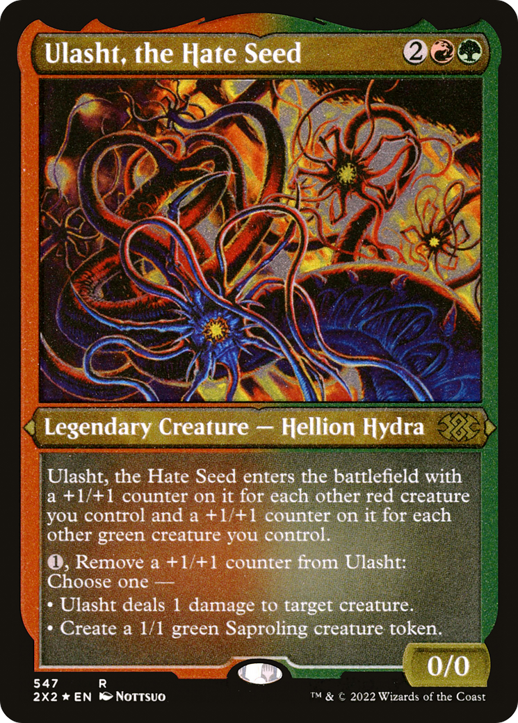 Ulasht, the Hate Seed (547) Etched Foil - Double Masters 2022