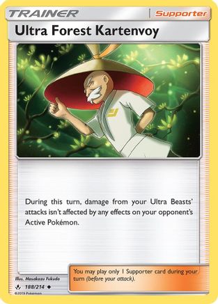 Ultra Forest Kartenvoy (188) Reverse Holofoil - Unbroken Bonds