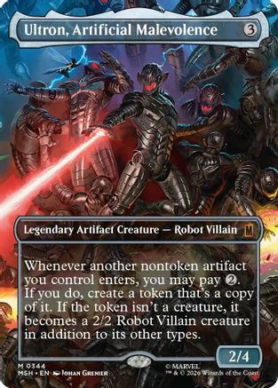 Ultron, Artificial Malevolence (Borderless) (344) - Marvel Super Heroes