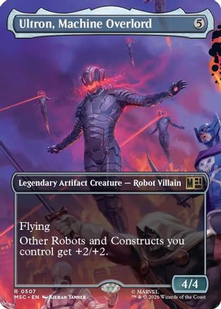Ultron, Machine Overlord (Borderless) (507) - Commander: Marvel Super Heroes