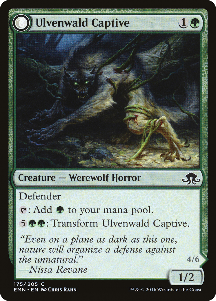 Ulvenwald Captive // Ulvenwald Abomination (175) Foil - Eldritch Moon