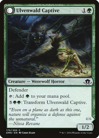 Ulvenwald Captive // Ulvenwald Abomination (175) Foil - Eldritch Moon