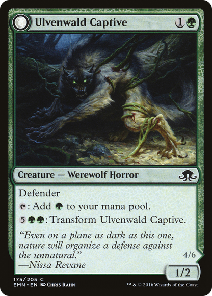 Ulvenwald Captive // Ulvenwald Abomination (175) Foil - Eldritch Moon