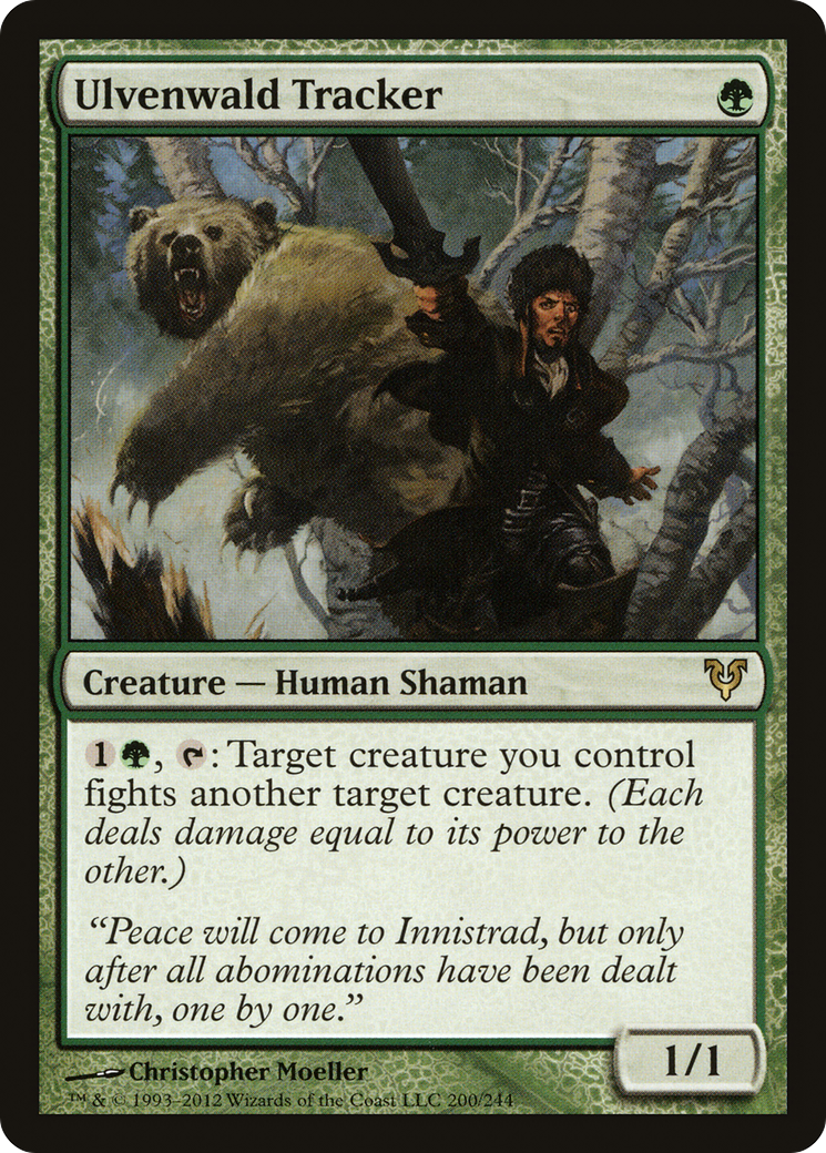 Ulvenwald Tracker (200) Foil - Avacyn Restored