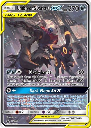 Umbreon & Darkrai GX (Alternate Full Art) (SM241) Holofoil - Black Star Promos
