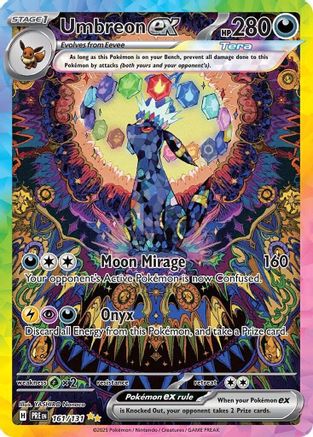 Umbreon ex (Alternate Full Art) (161) Holofoil - Prismatic Evolutions