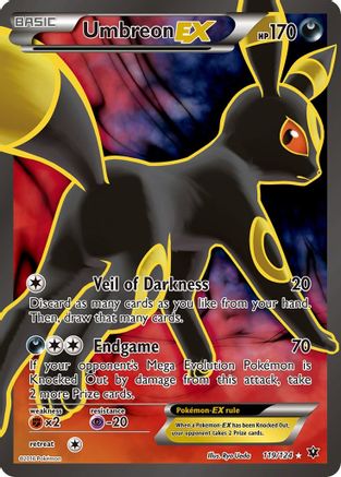 Umbreon EX (Full Art) (119) Holofoil - Fates Collide