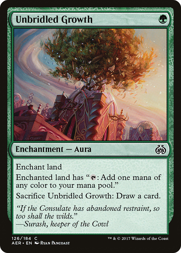 Unbridled Growth (126) Foil - Aether Revolt