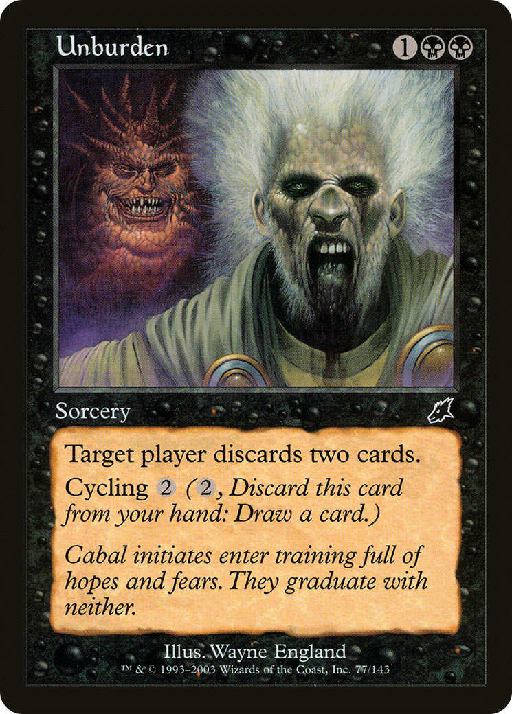 Unburden (077) Foil - Scourge