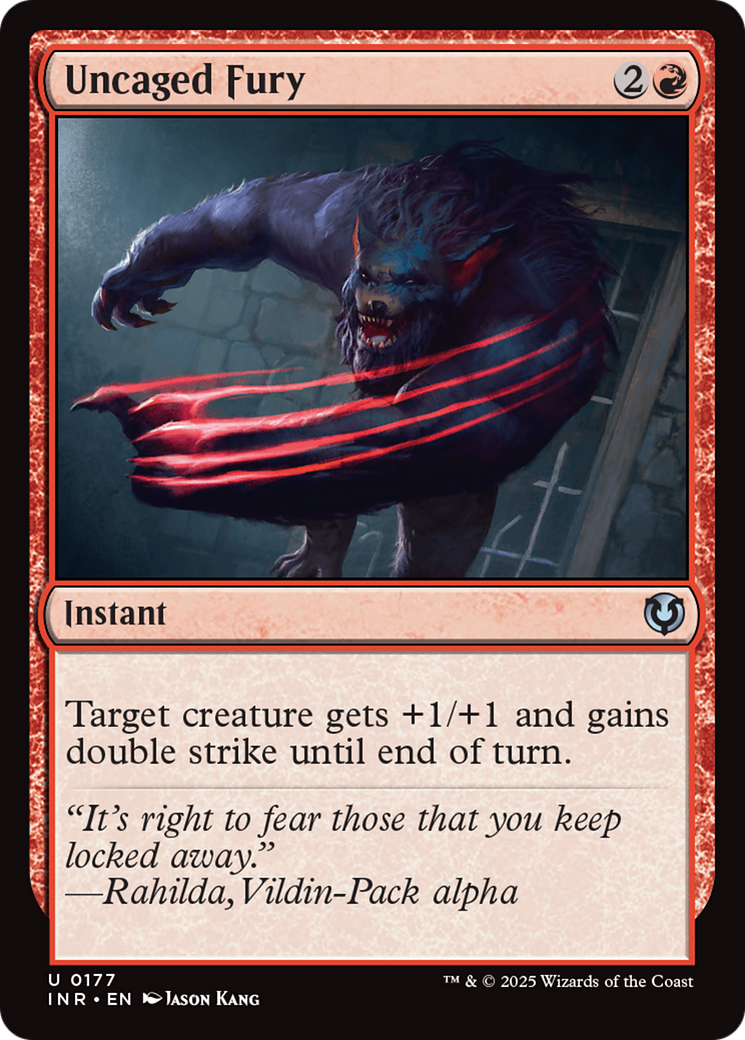 Uncaged Fury (177) Foil - Innistrad Remastered