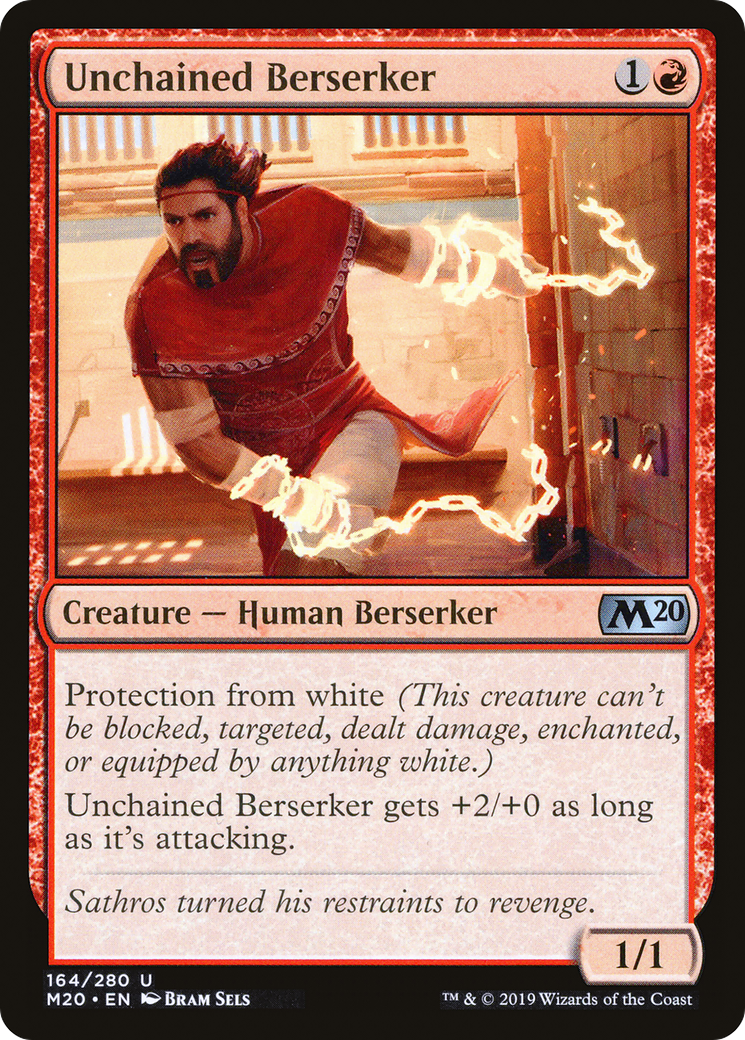 Unchained Berserker (164) - Core Set 2020 Foil