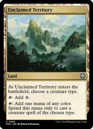 Unclaimed Territory (399) Ripple Foil - Commander: Modern Horizons 3