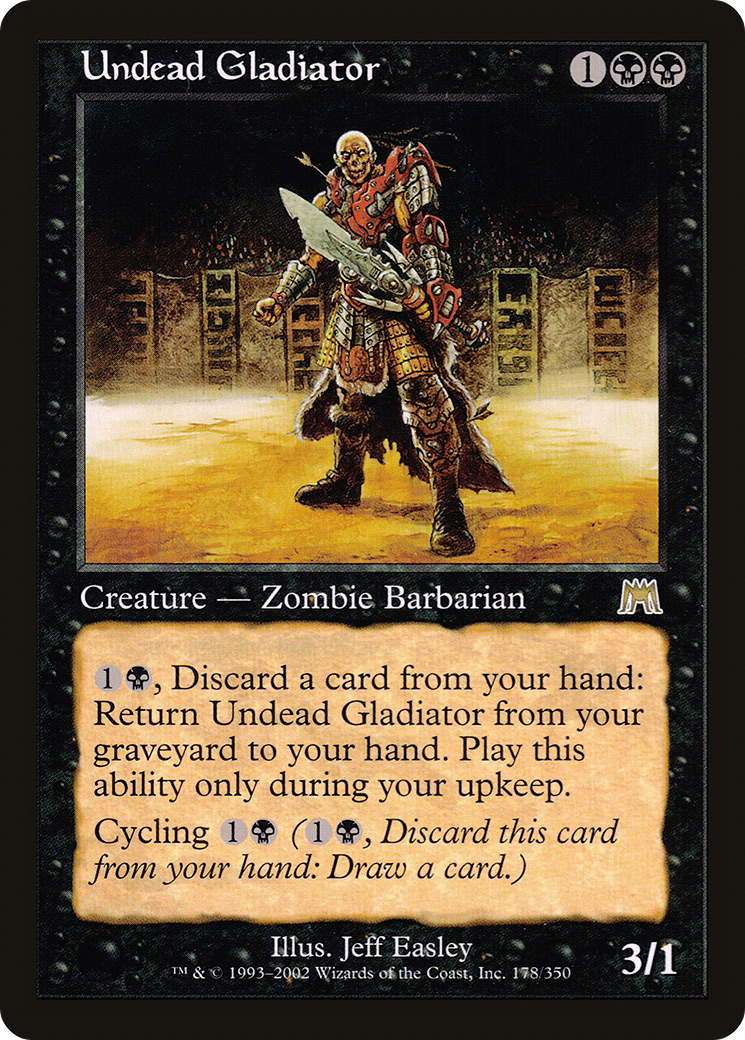 Undead Gladiator (178) Foil - Onslaught