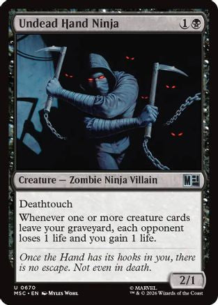 Undead Hand Ninja (670) - Commander: Marvel Super Heroes