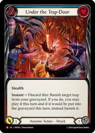 Under the Trap-Door (HNT013) Rainbow Foil - The Hunted
