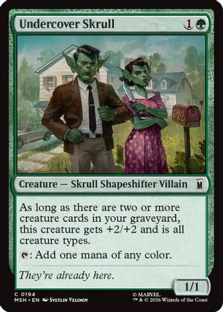 Undercover Skull (194) Foil - Marvel Super Heroes