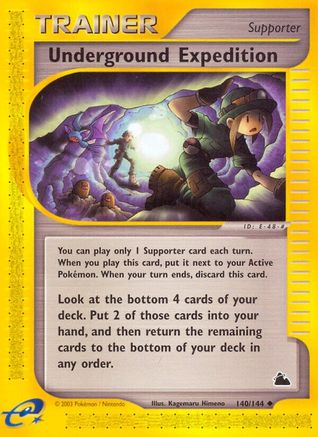 Underground Expedition (140) Reverse Holofoil - Skyridge