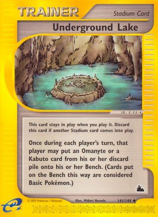 Underground Lake (141) Reverse Holofoil - Skyridge