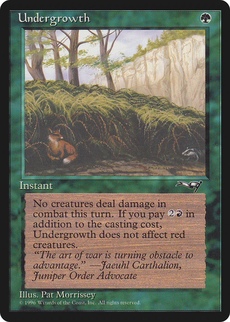 Undergrowth (b) - Alliances