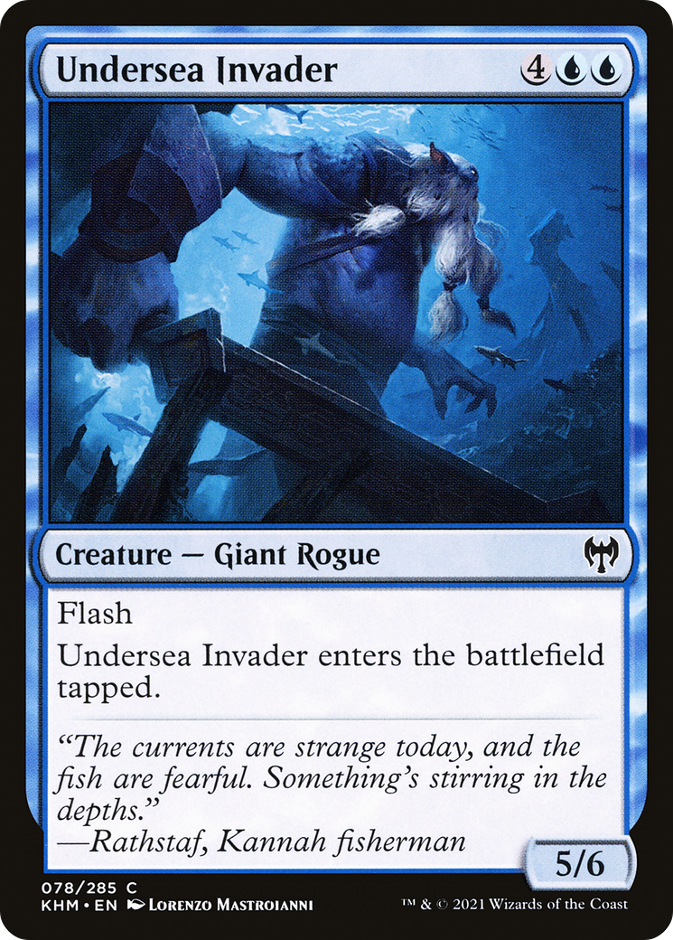 Undersea Invader (078) - Kaldheim Foil