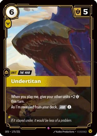 Undertitan (175) Foil - Spiritforged